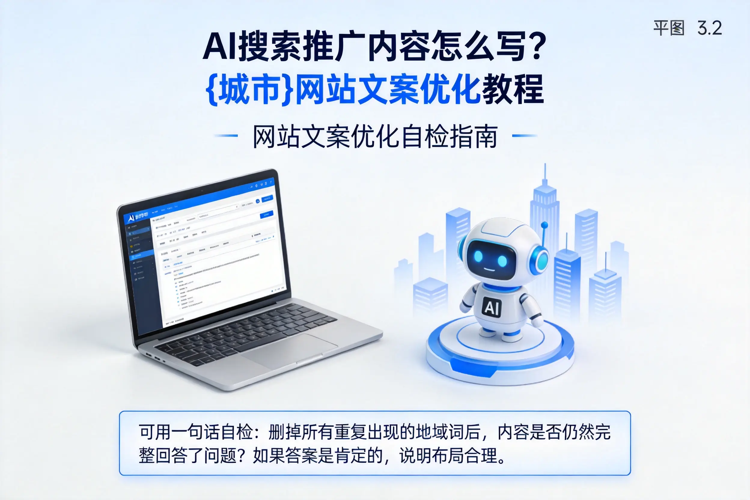 AI搜索推广内容怎么写？梅州网站文案优化教程