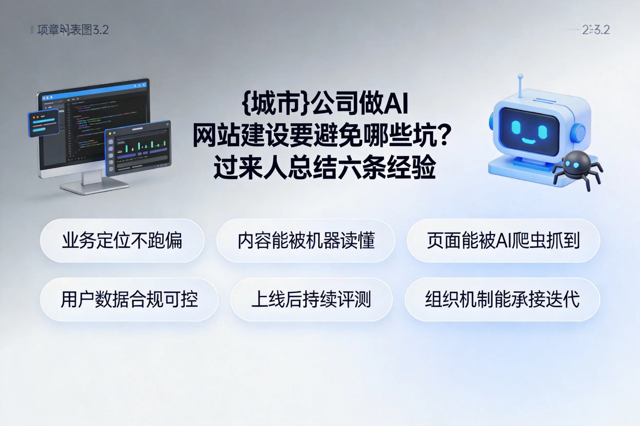 梅州公司做AI网站建设要避免哪些坑？过来人总结六条经验