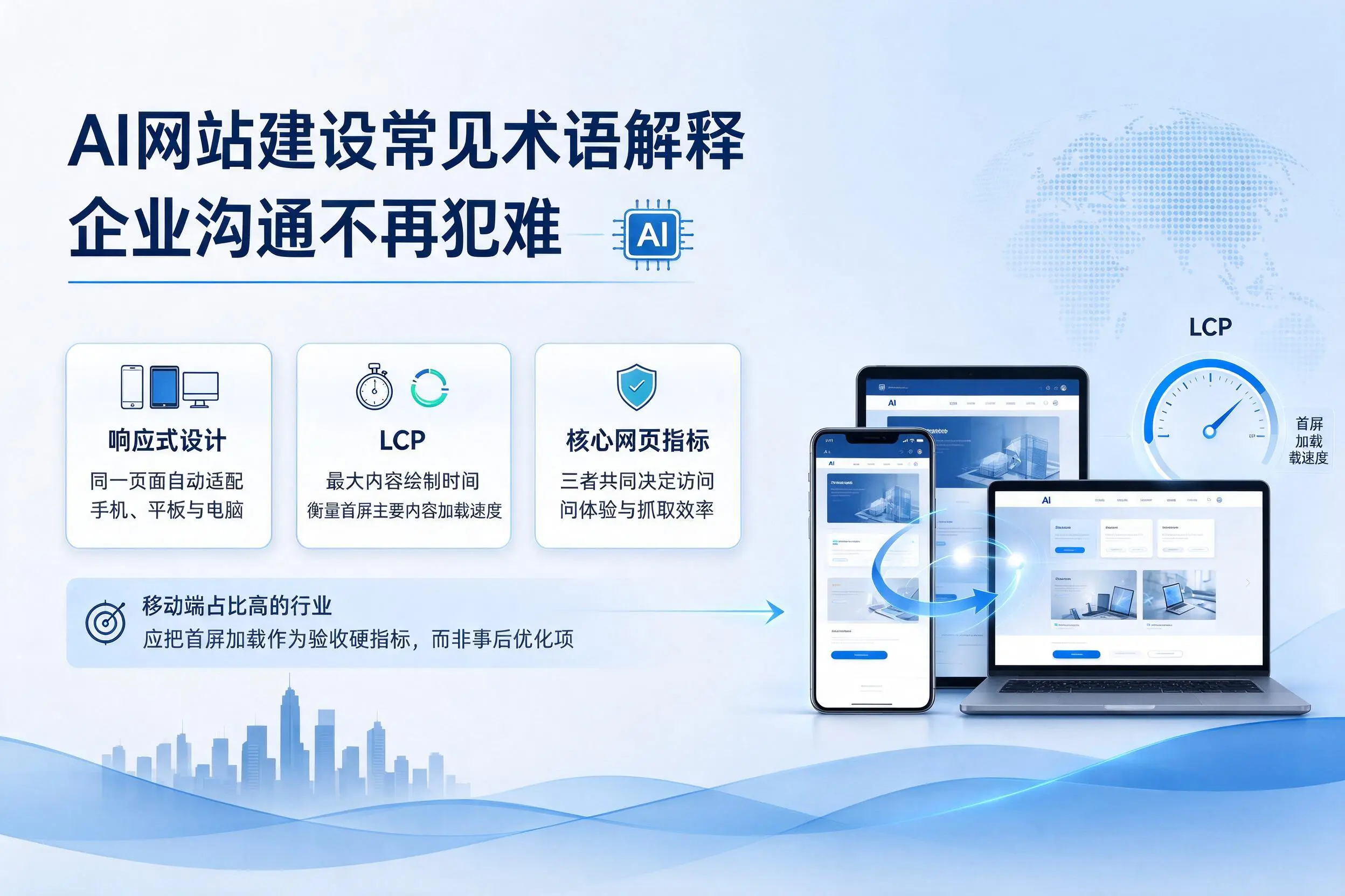AI网站建设常见术语解释，梅州企业沟通不再犯难
