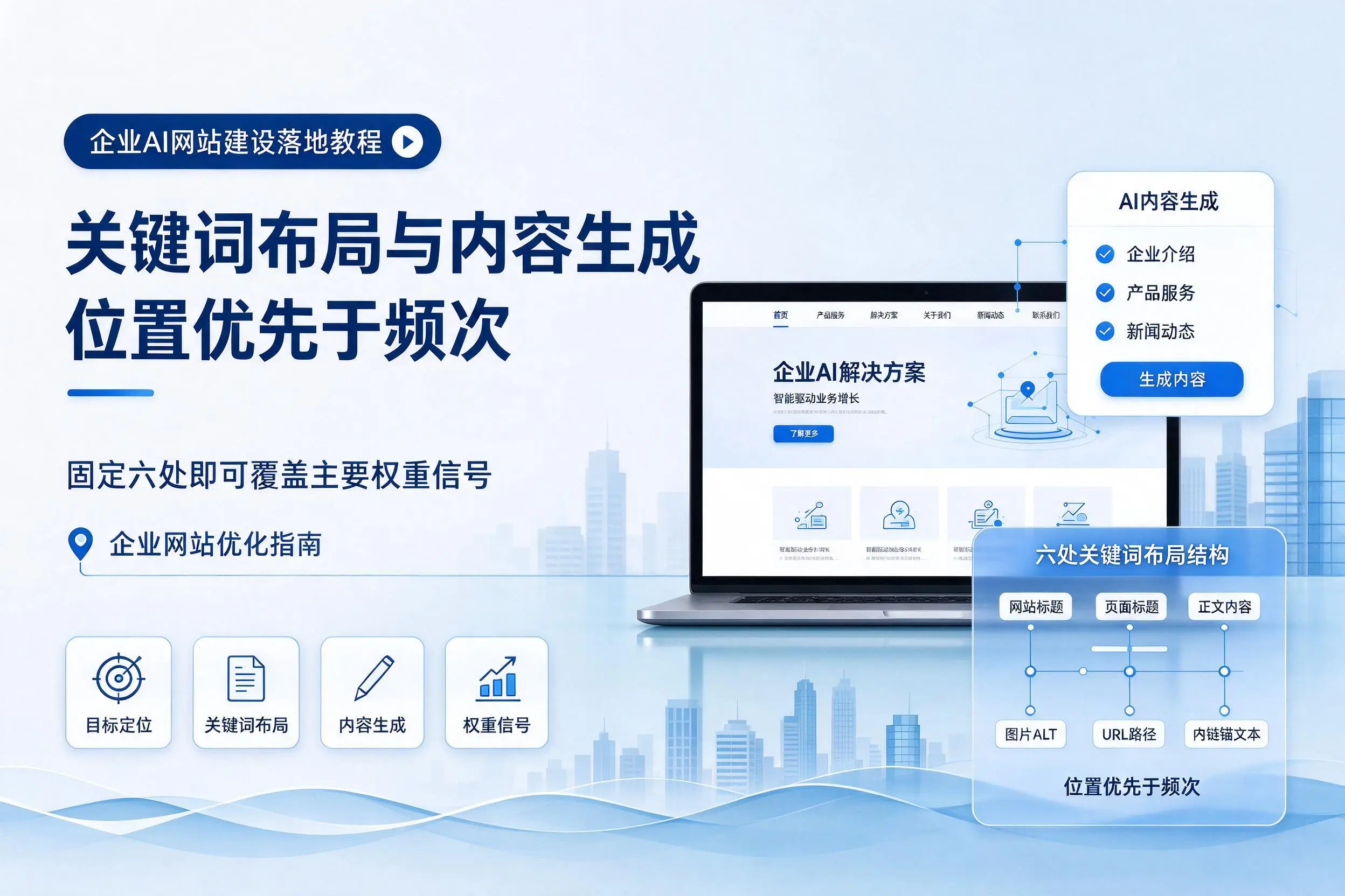 梅州企业AI网站建设落地教程：关键词布局与内容生成